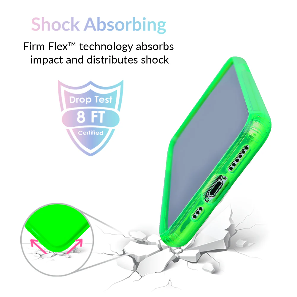 Neon Green Clear iPhone Case - Image 41