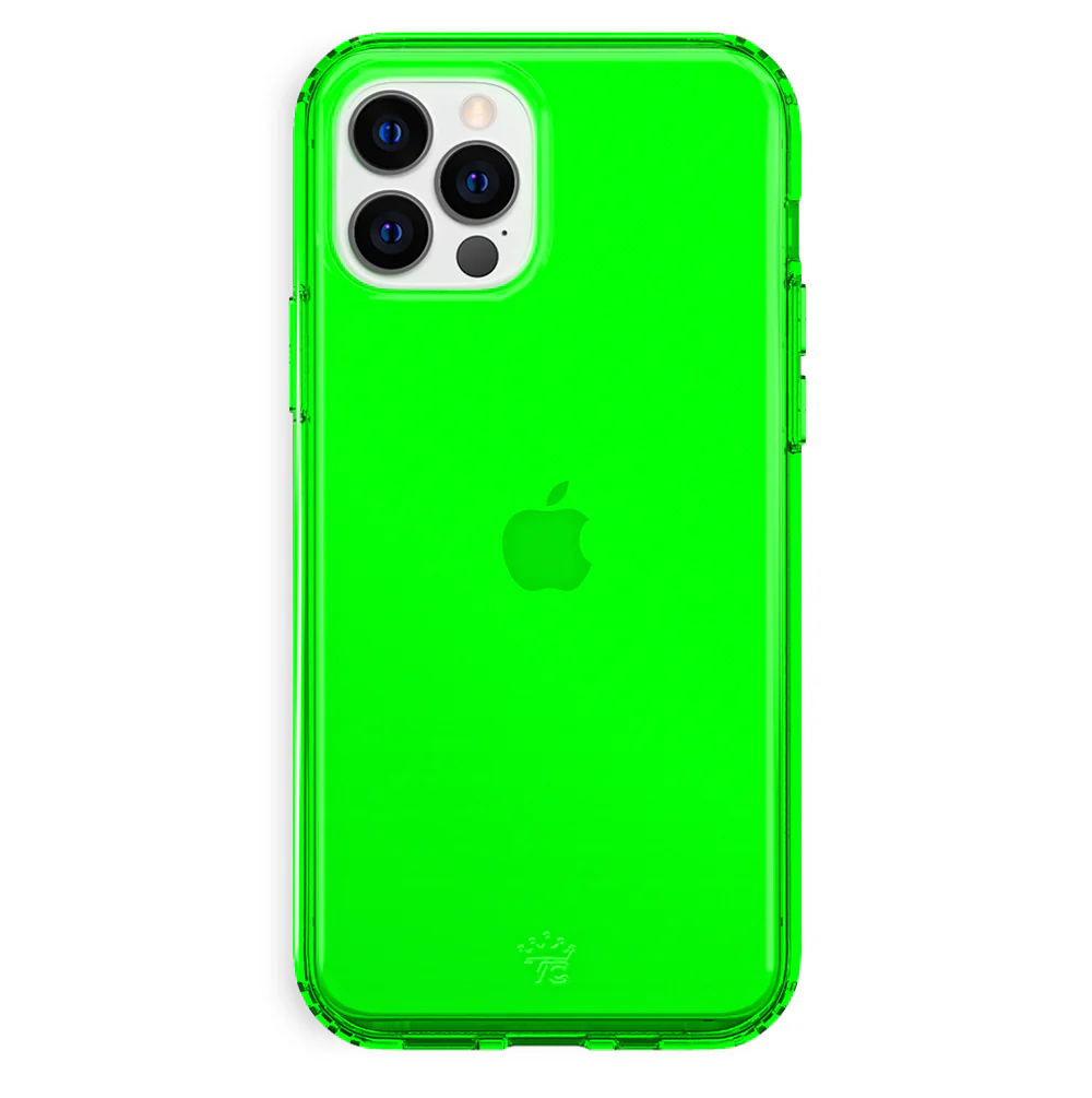 Neon Green Clear iPhone Case - Image 45