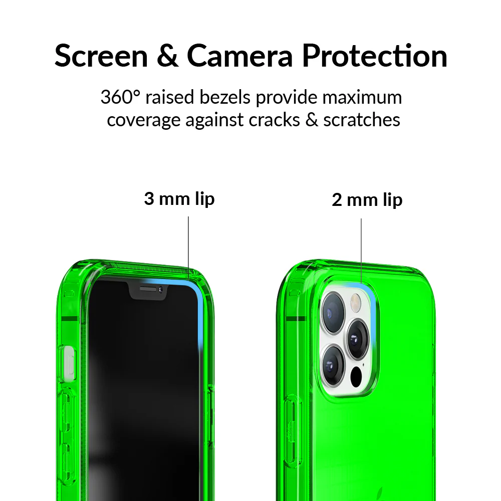 Neon Green Clear iPhone Case - Image 47