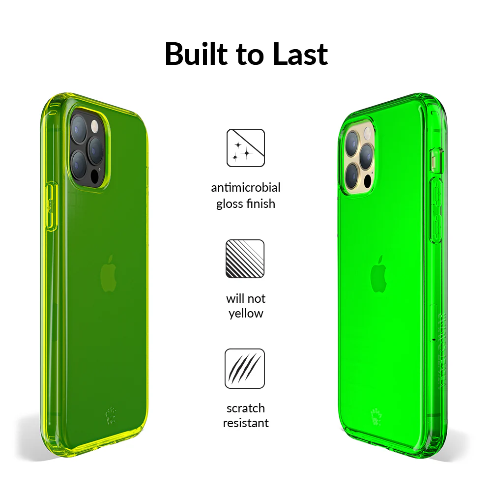 Neon Green Clear iPhone Case - Image 49