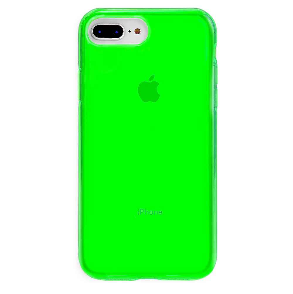 Neon Green Clear iPhone Case - Image 5