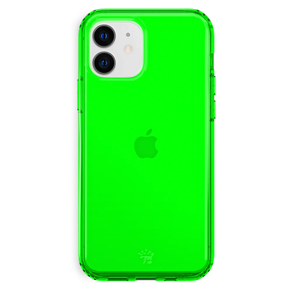 Neon Green Clear iPhone Case - Image 51