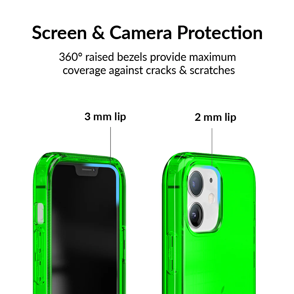 Neon Green Clear iPhone Case - Image 53