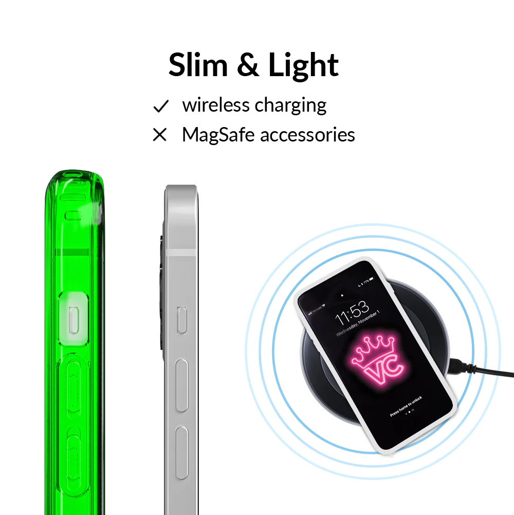 Neon Green Clear iPhone Case - Image 56