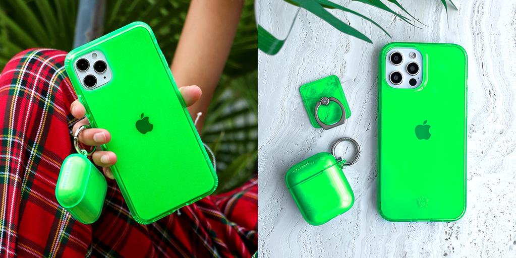 Neon Green Clear iPhone Case - Image 57