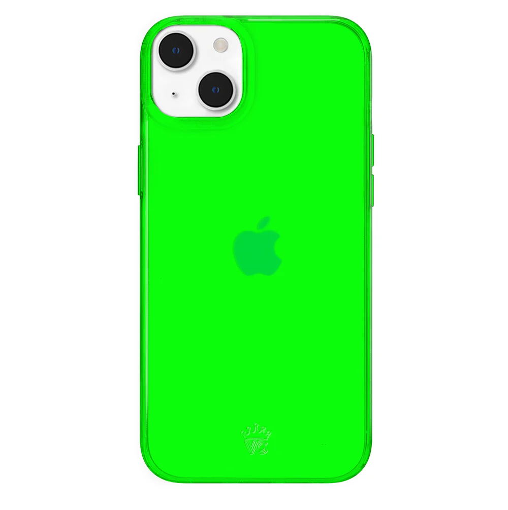 Neon Green Clear iPhone Case - Image 58
