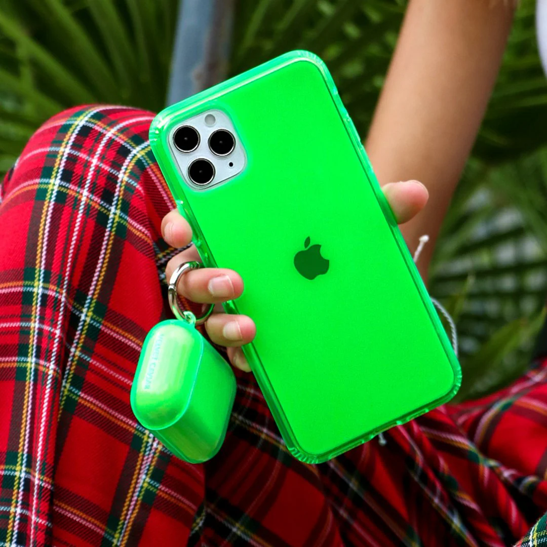 Neon Green Clear iPhone Case - Image 78