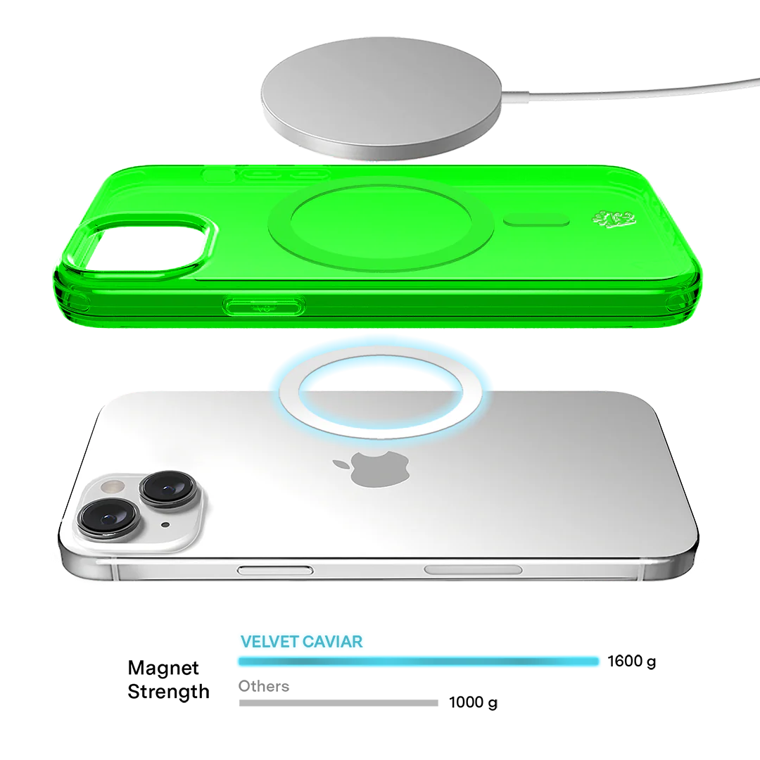 Neon Green Clear iPhone Case - Image 98