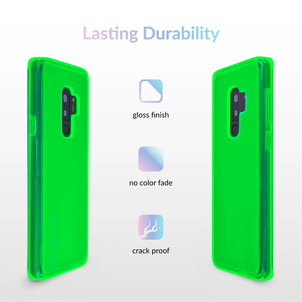Neon Green Clear Samsung Case - Image 11