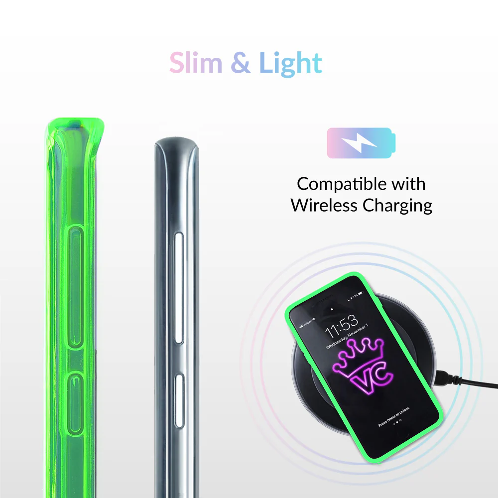 Neon Green Clear Samsung Case - Image 12