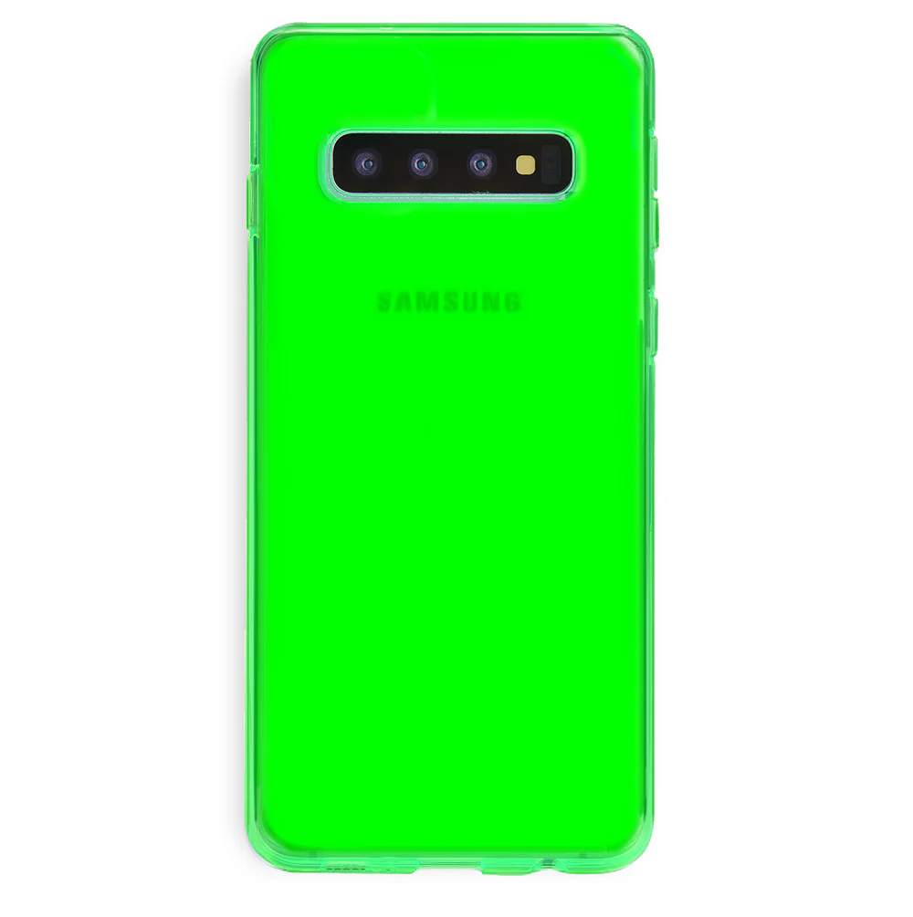 Neon Green Clear Samsung Case - Image 14