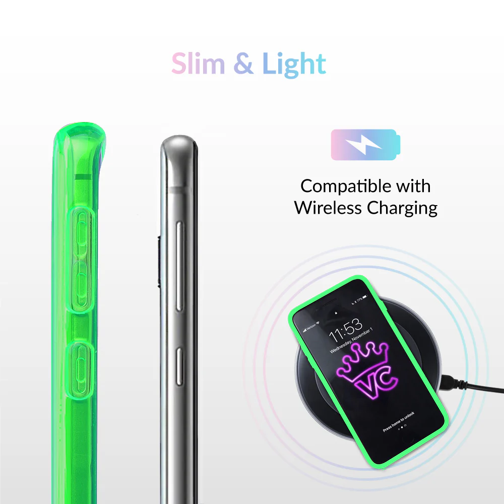 Neon Green Clear Samsung Case - Image 18