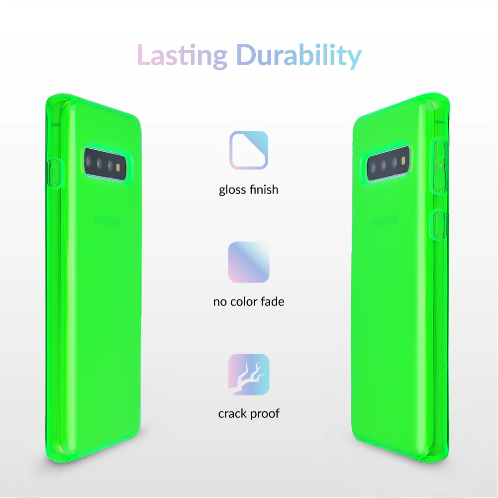 Neon Green Clear Samsung Case - Image 21