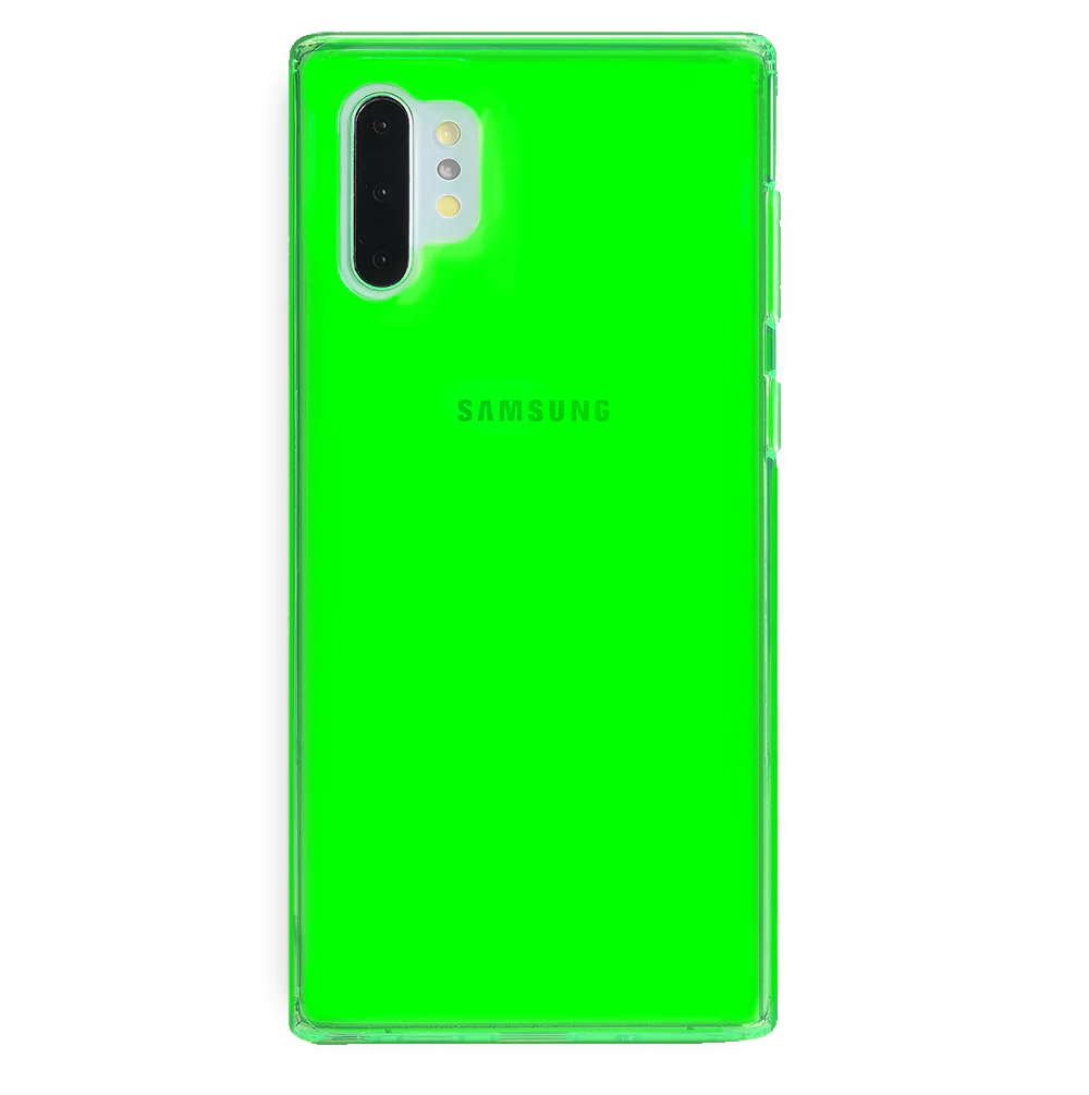 Neon Green Clear Samsung Case - Image 30