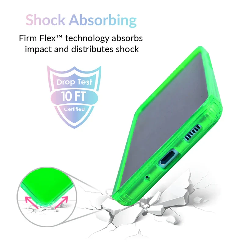 Neon Green Clear Samsung Case - Image 32