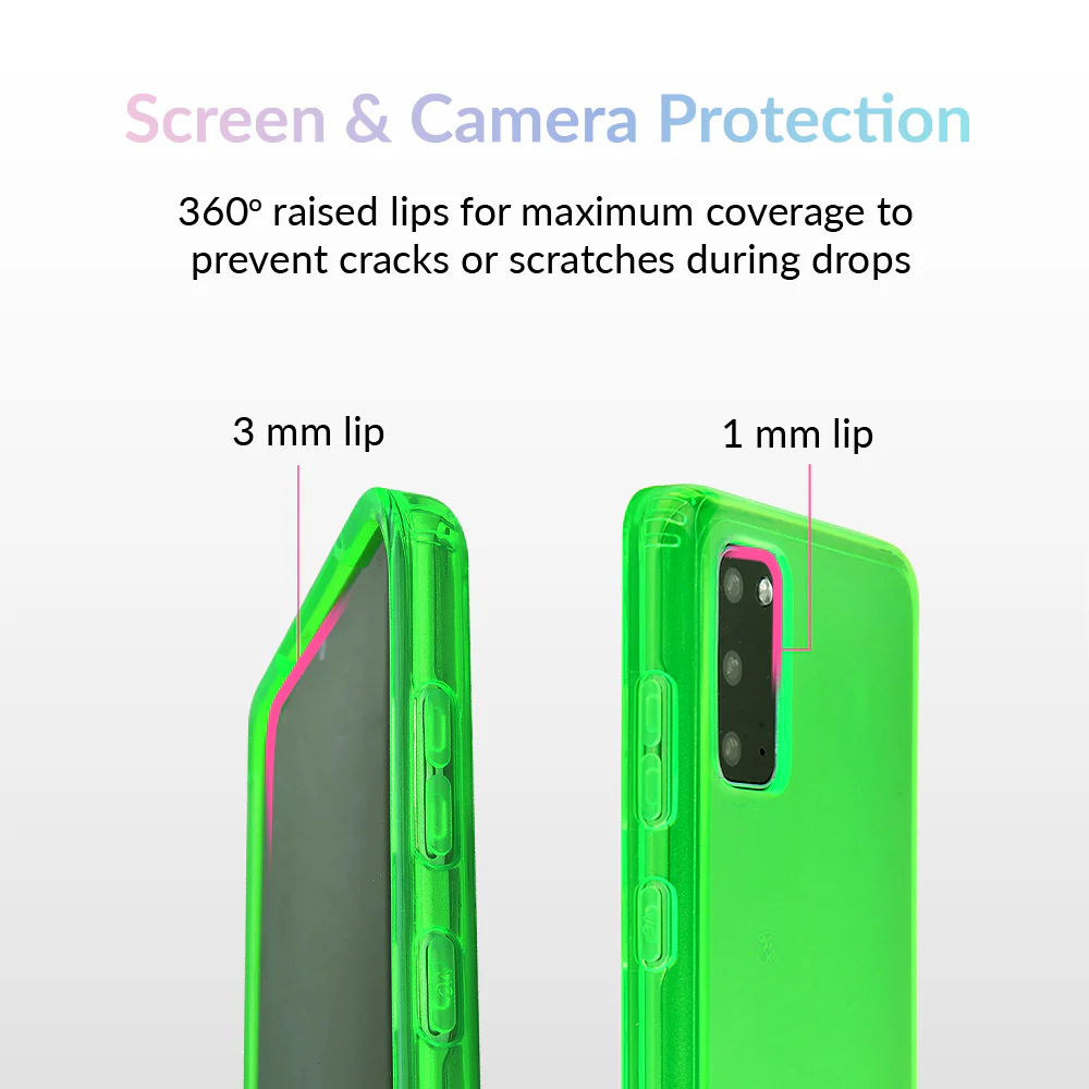 Neon Green Clear Samsung Case - Image 39