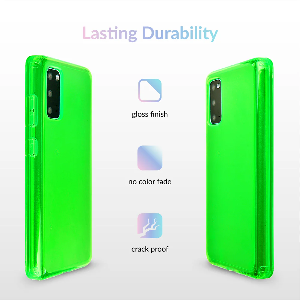 Neon Green Clear Samsung Case - Image 40