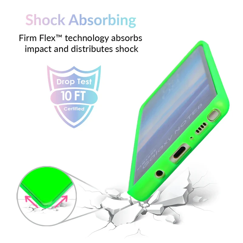 Neon Green Clear Samsung Case - Image 43