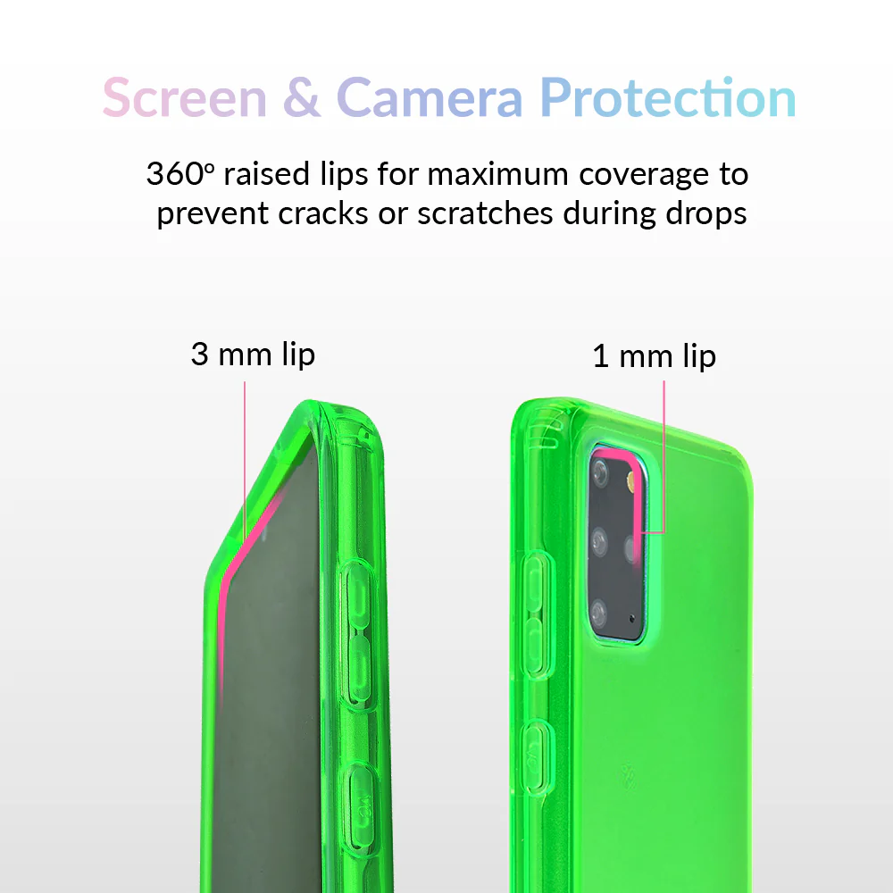 Neon Green Clear Samsung Case - Image 45
