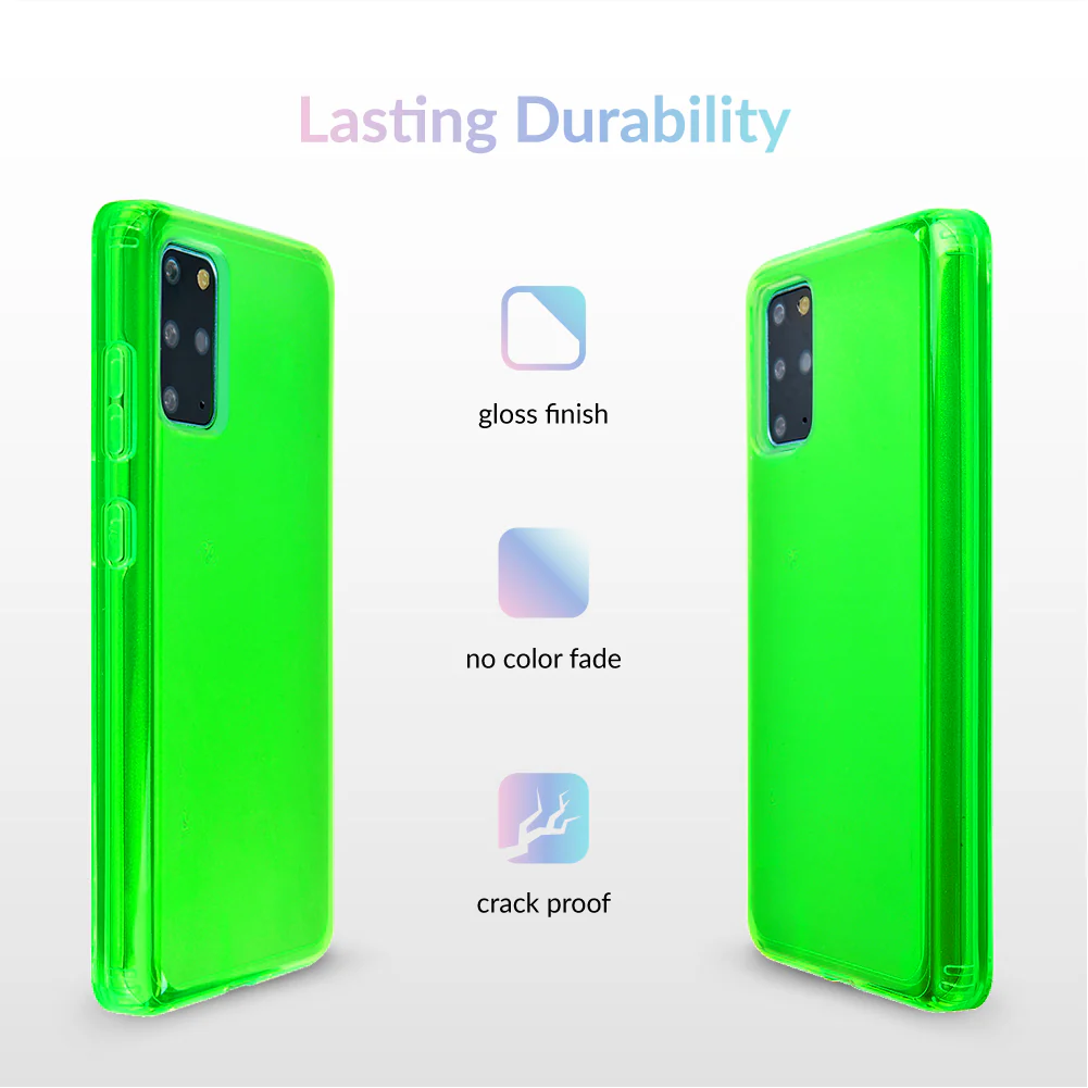 Neon Green Clear Samsung Case - Image 46