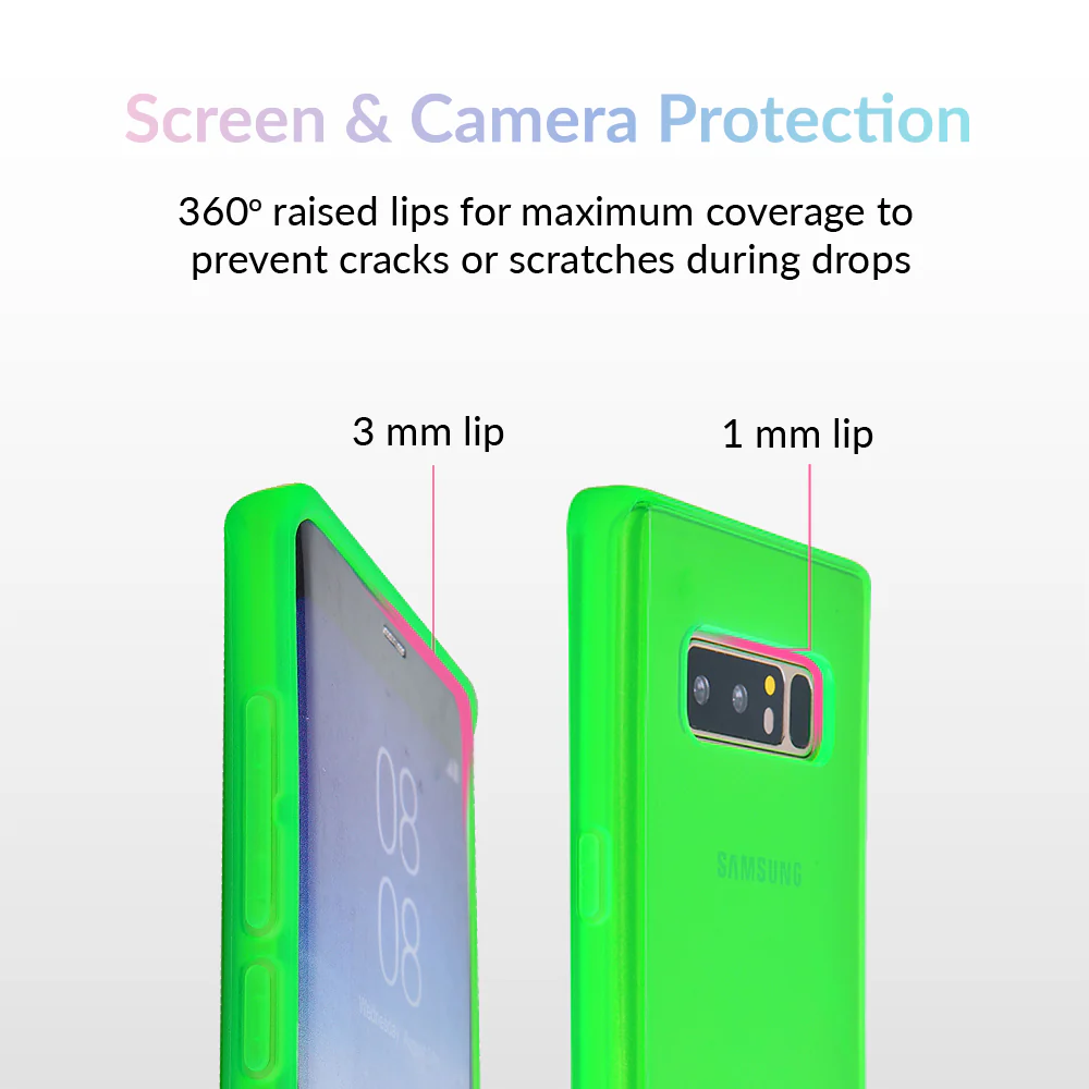 Neon Green Clear Samsung Case - Image 50