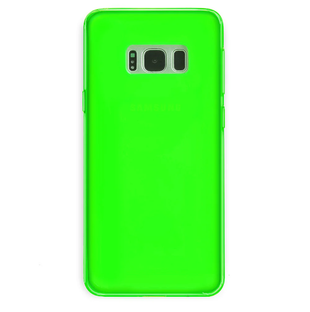 Neon Green Clear Samsung Case - Image 55