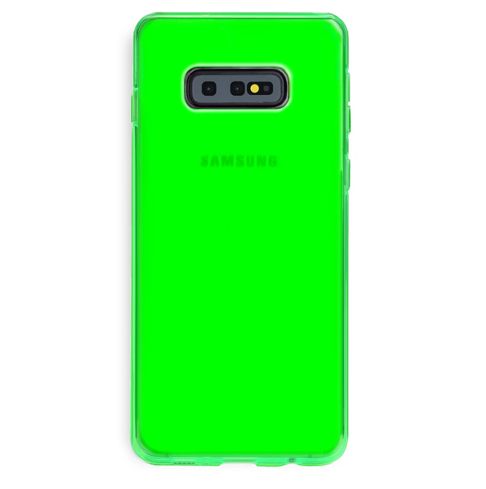Neon Green Clear Samsung Case - Image 57