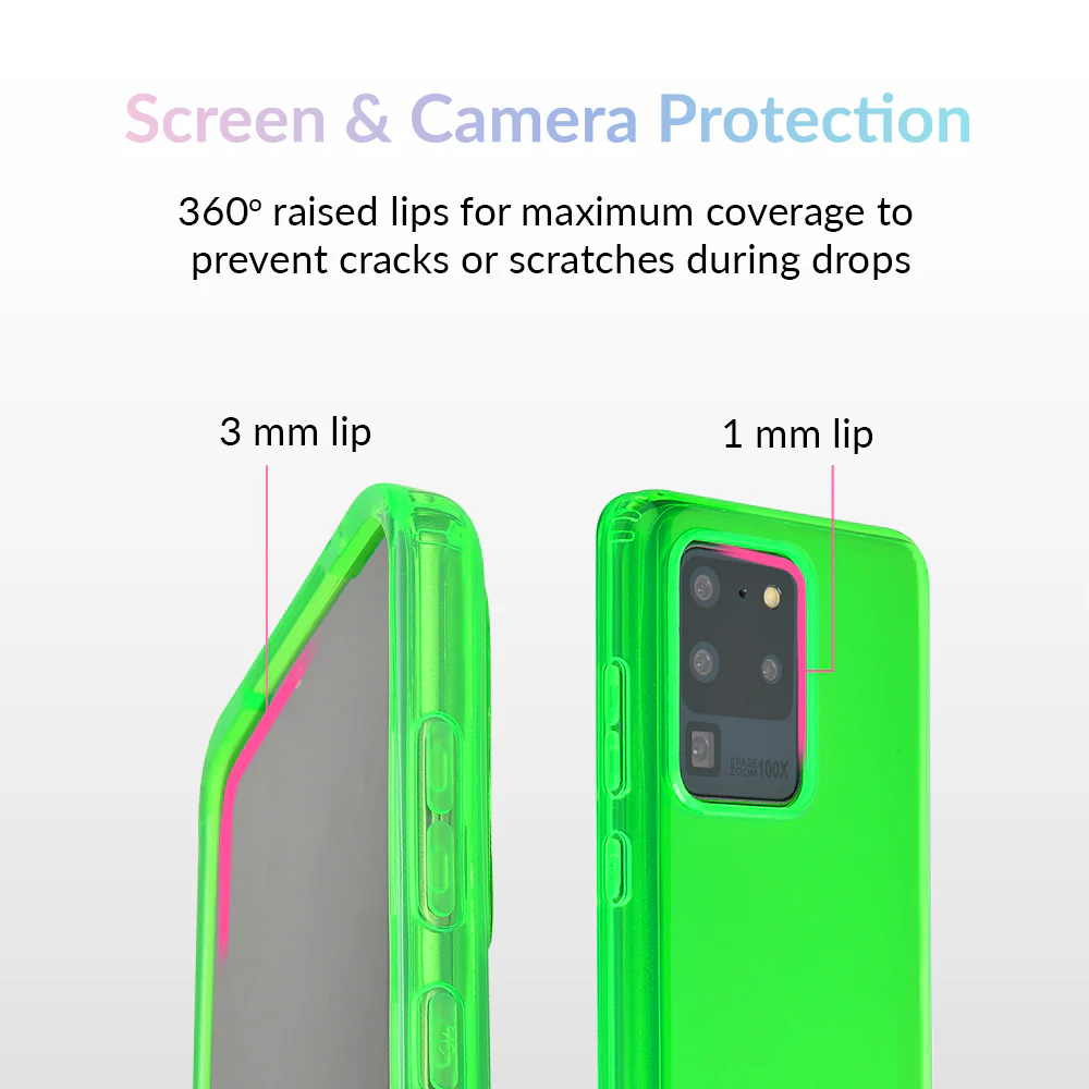 Neon Green Clear Samsung Case - Image 63