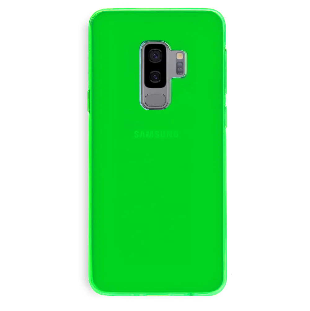 Neon Green Clear Samsung Case - Image 7