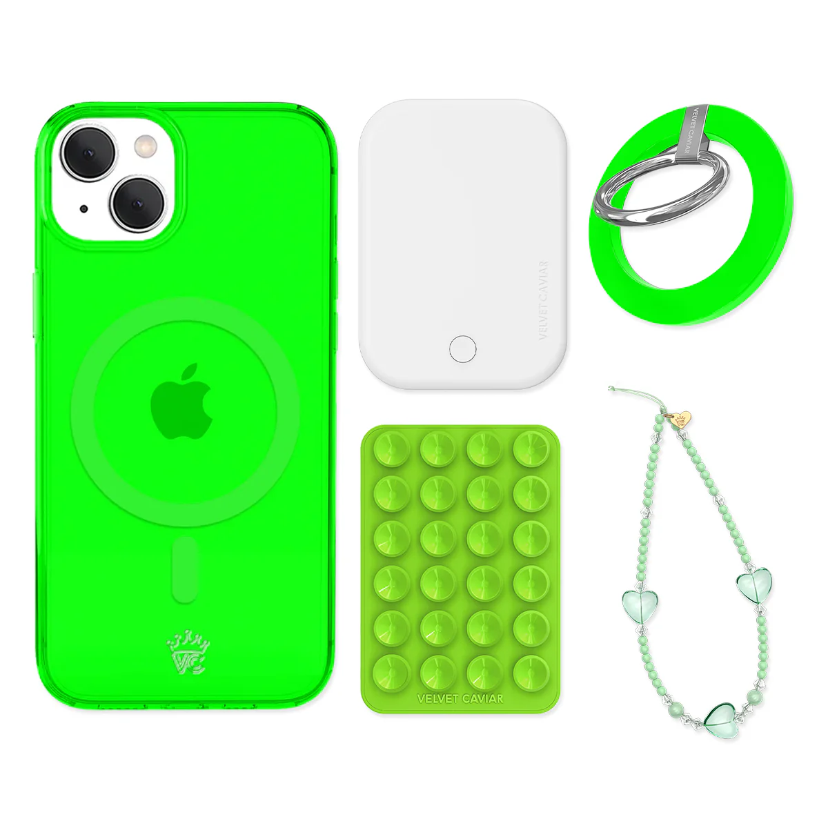 Neon Green iPhone Bundle Set - Grip - Image 11