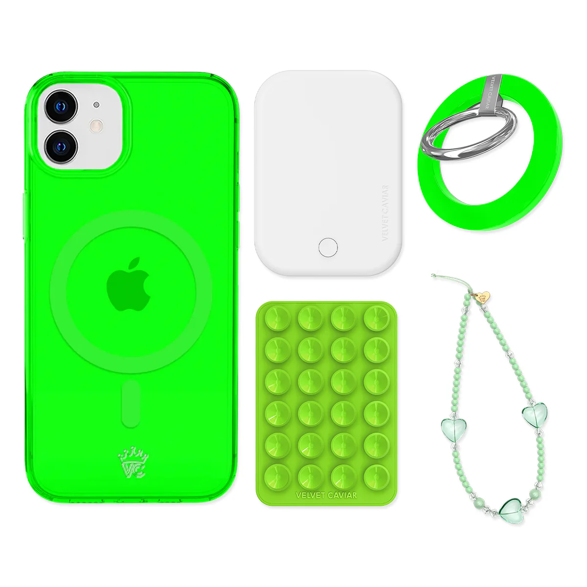 Neon Green iPhone Bundle Set - Grip - Image 17