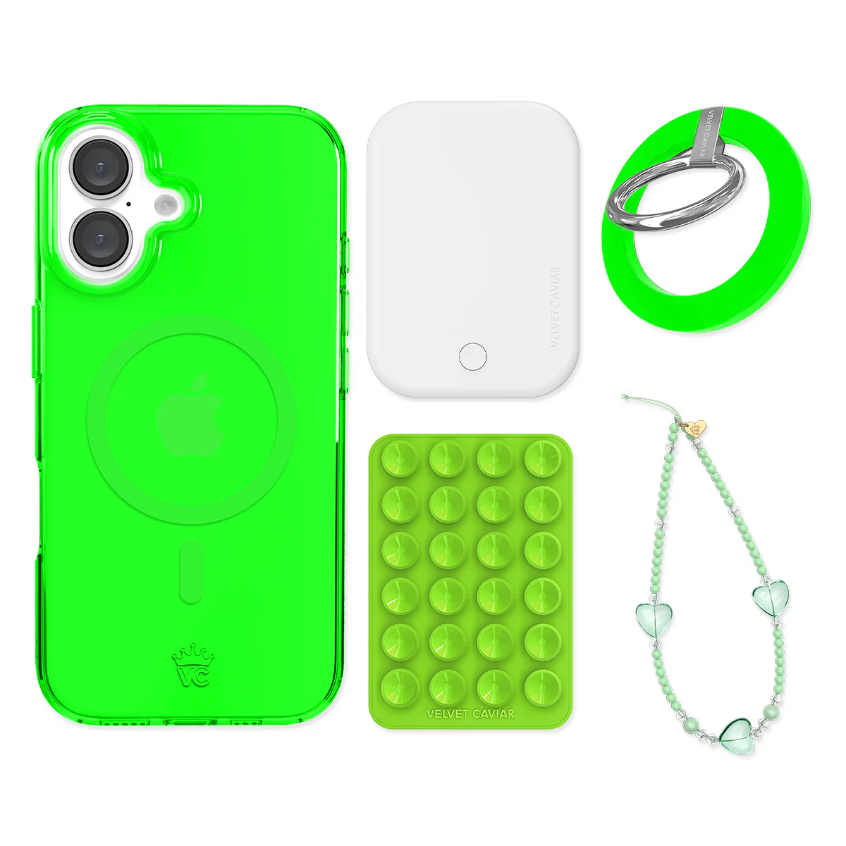 Neon Green iPhone Bundle Set - Grip - Image 4
