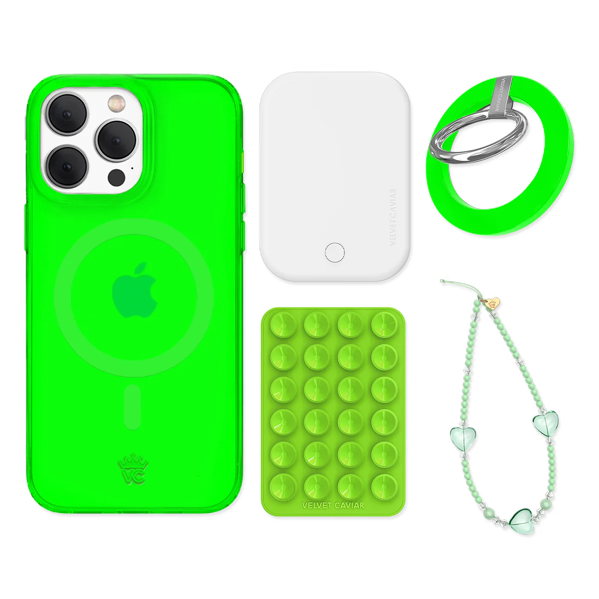 Neon Green iPhone Bundle Set - Grip - Image 6