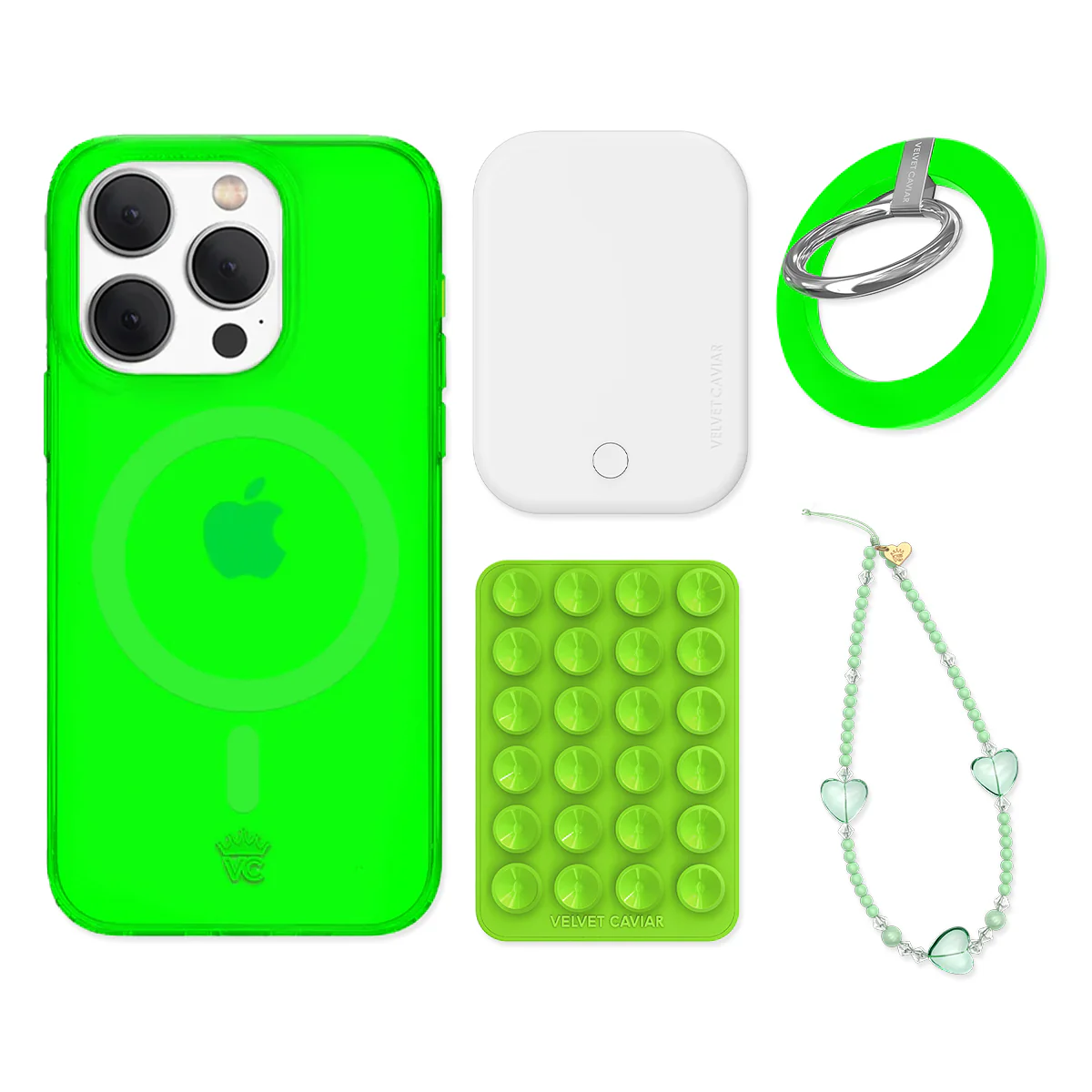 Neon Green iPhone Bundle Set - Grip - Image 7
