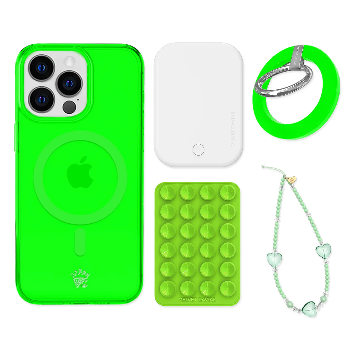 Neon Green iPhone Bundle Set - Grip - Image 9