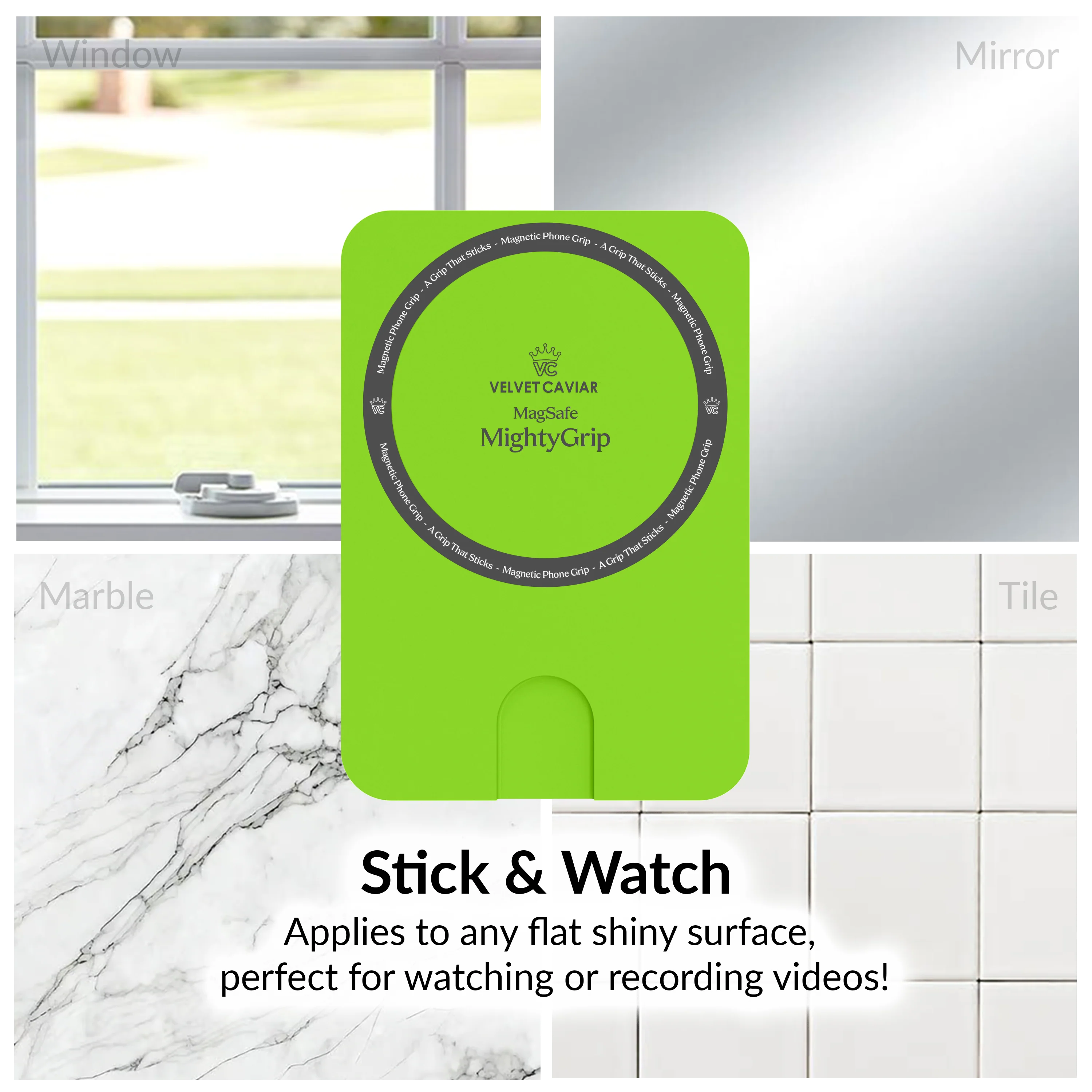 Neon Green MightyGrip MagSafe Mount - Image 4