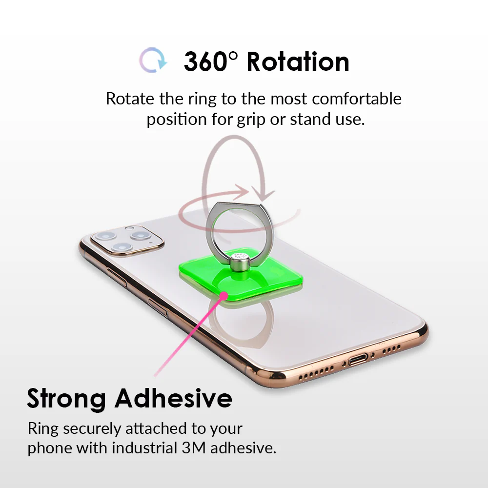 Neon Green Phone Ring - Image 3