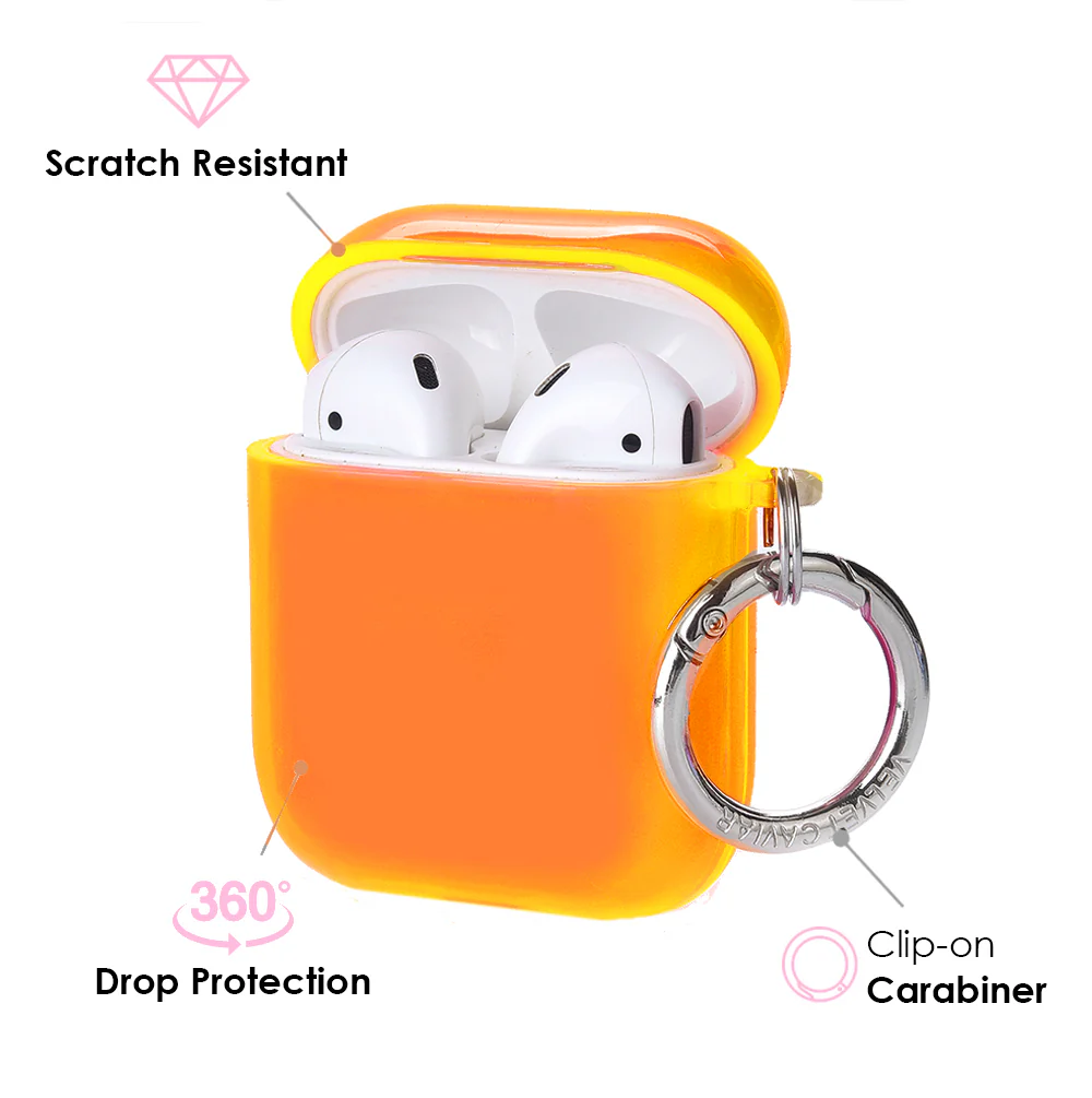 Neon Orange AirPod Case - Image 3