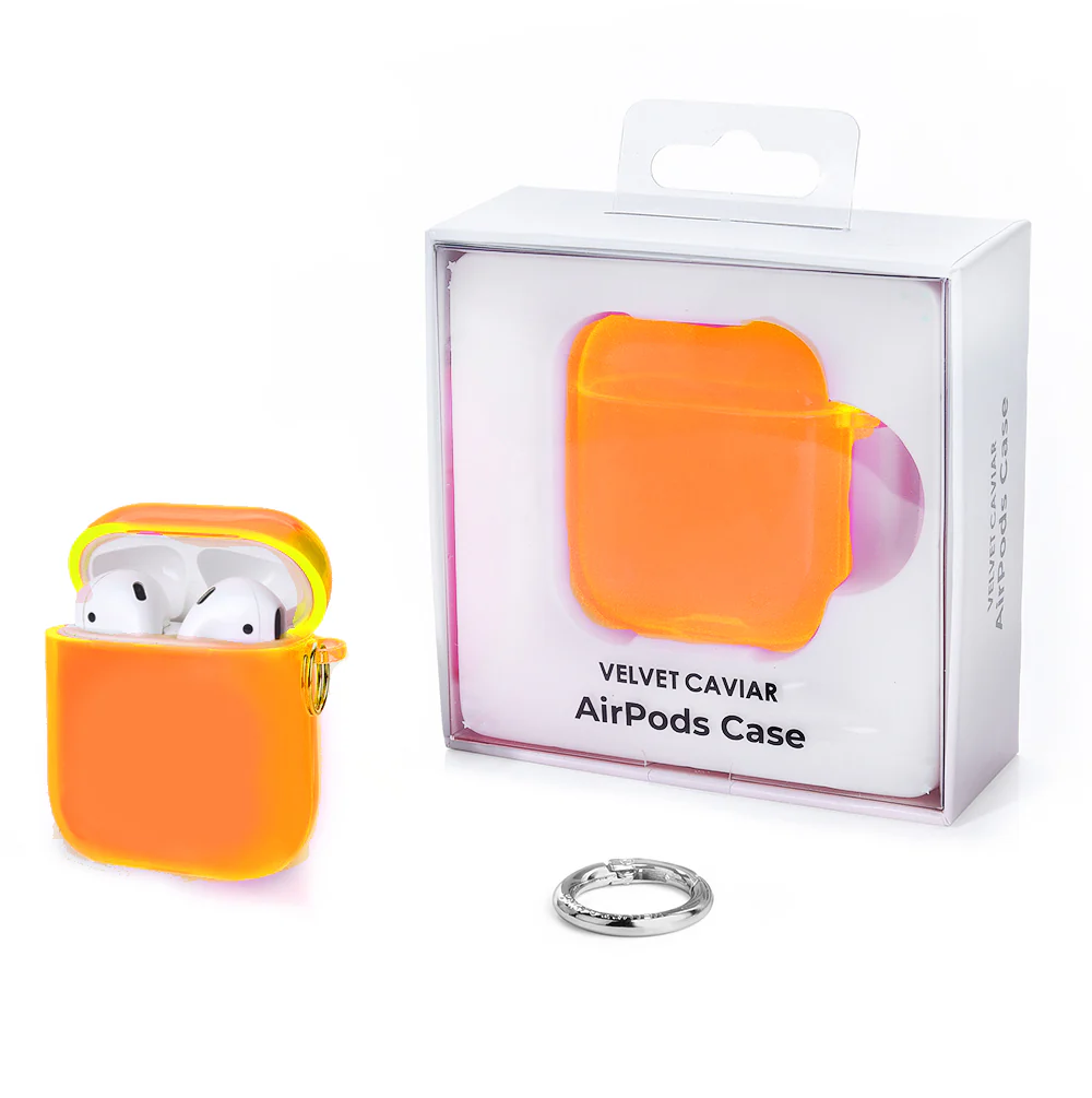Neon Orange AirPod Case - Image 5