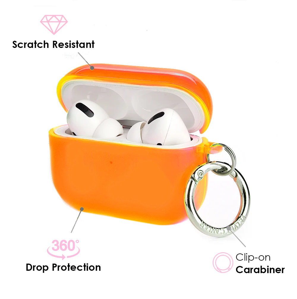 Neon Orange AirPod Case - Image 8