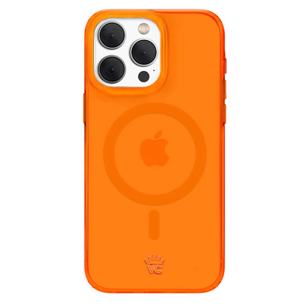 Neon Orange Clear iPhone Case - Image 100