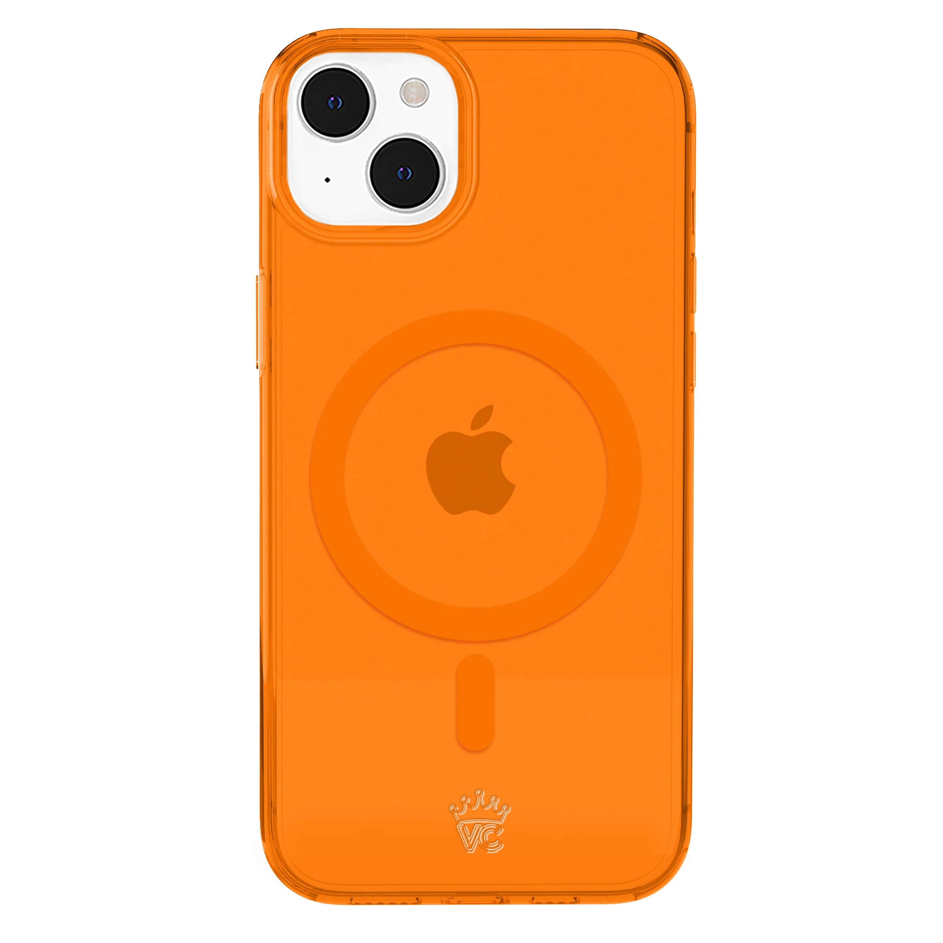 Neon Orange Clear iPhone Case - Image 130