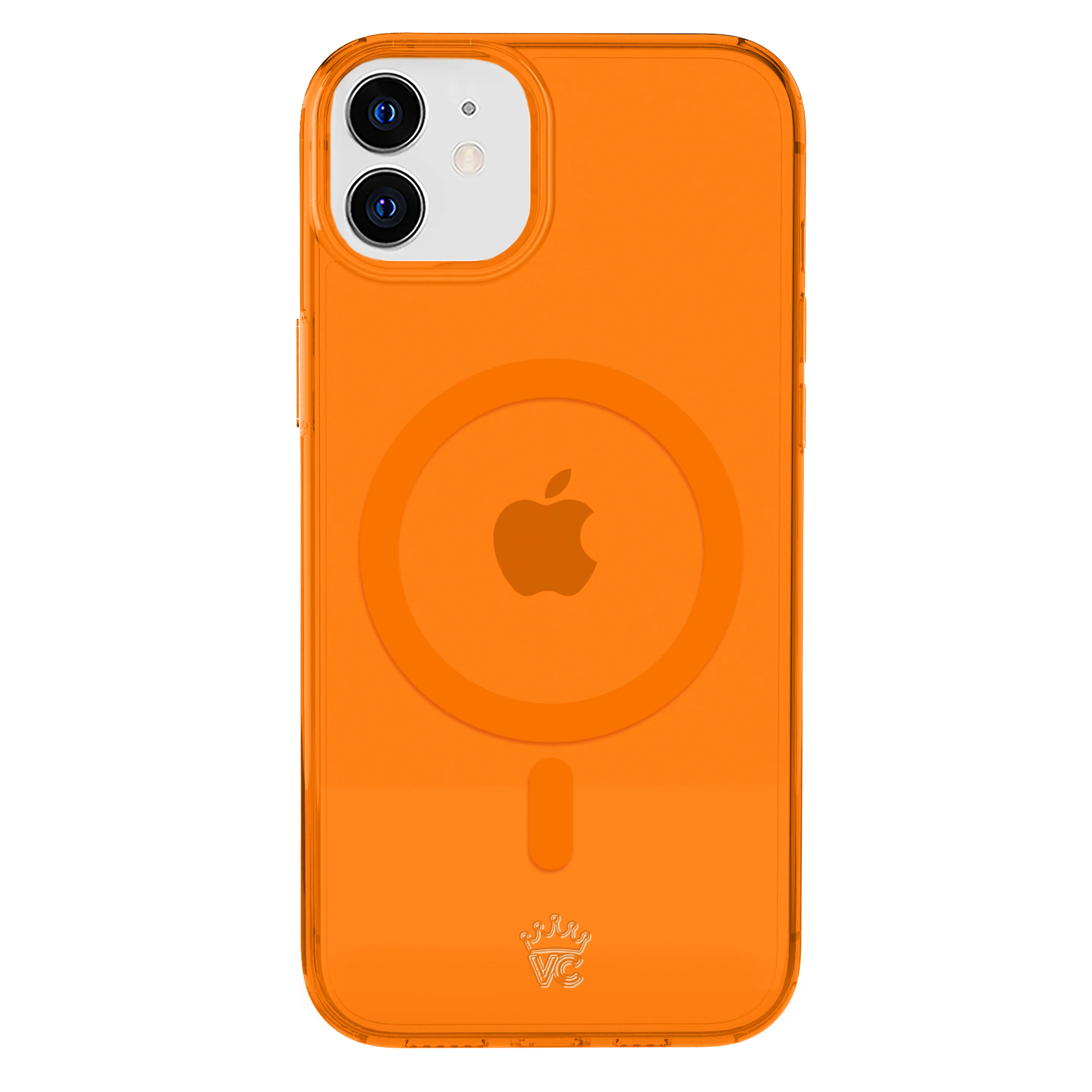 Neon Orange Clear iPhone Case - Image 148