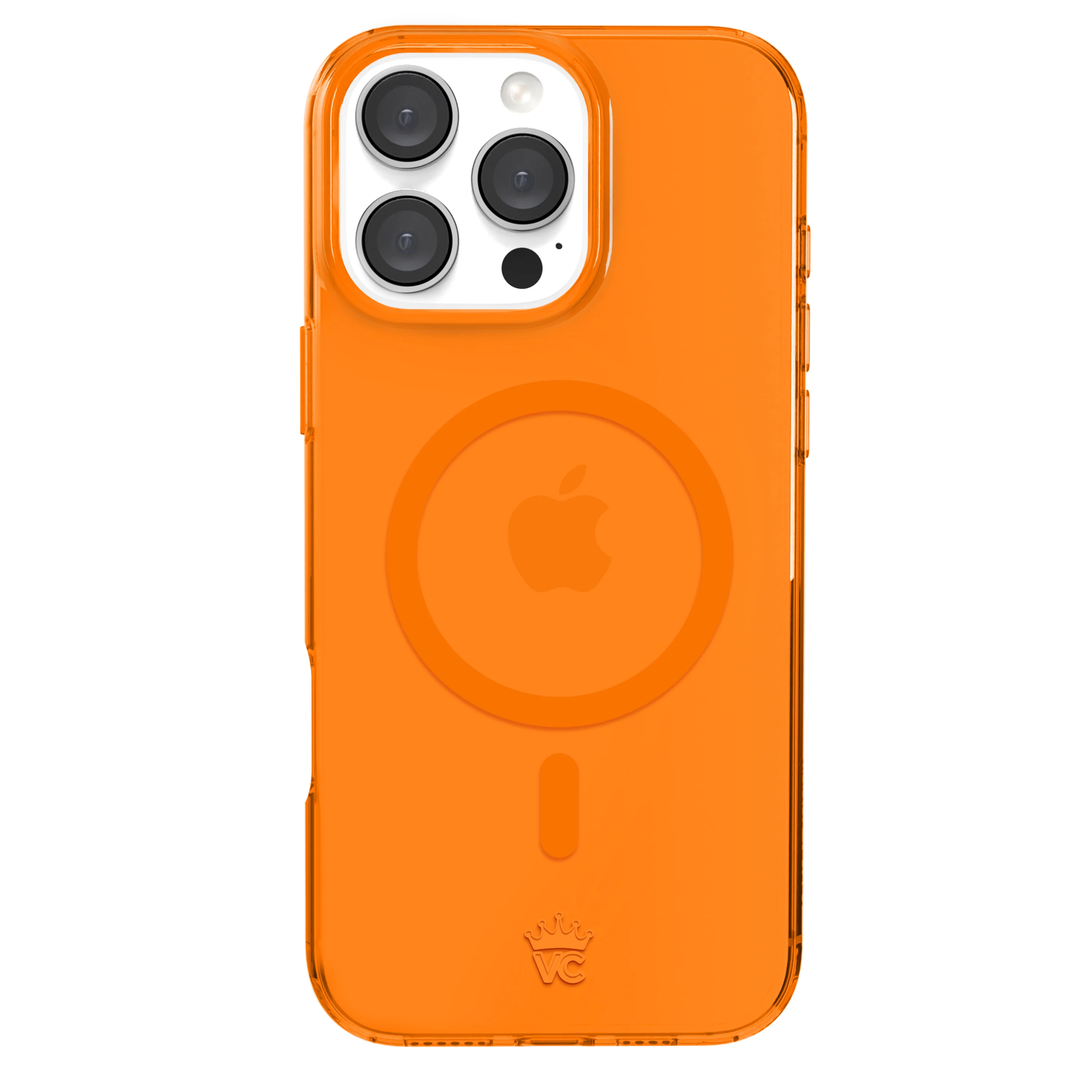 Neon Orange Clear iPhone Case - Image 160