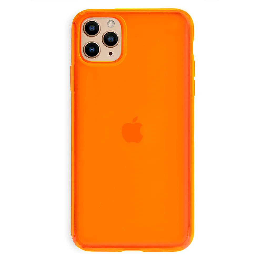 Neon Orange Clear iPhone Case - Image 50
