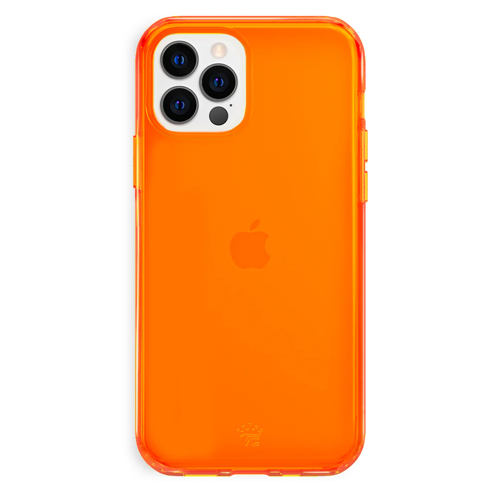 Neon Orange Clear iPhone Case - Image 57