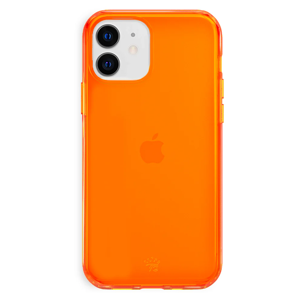 Neon Orange Clear iPhone Case - Image 63