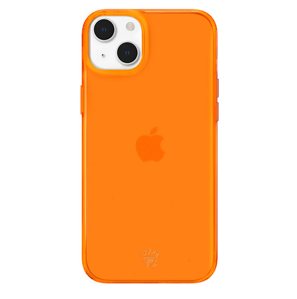 Neon Orange Clear iPhone Case - Image 70