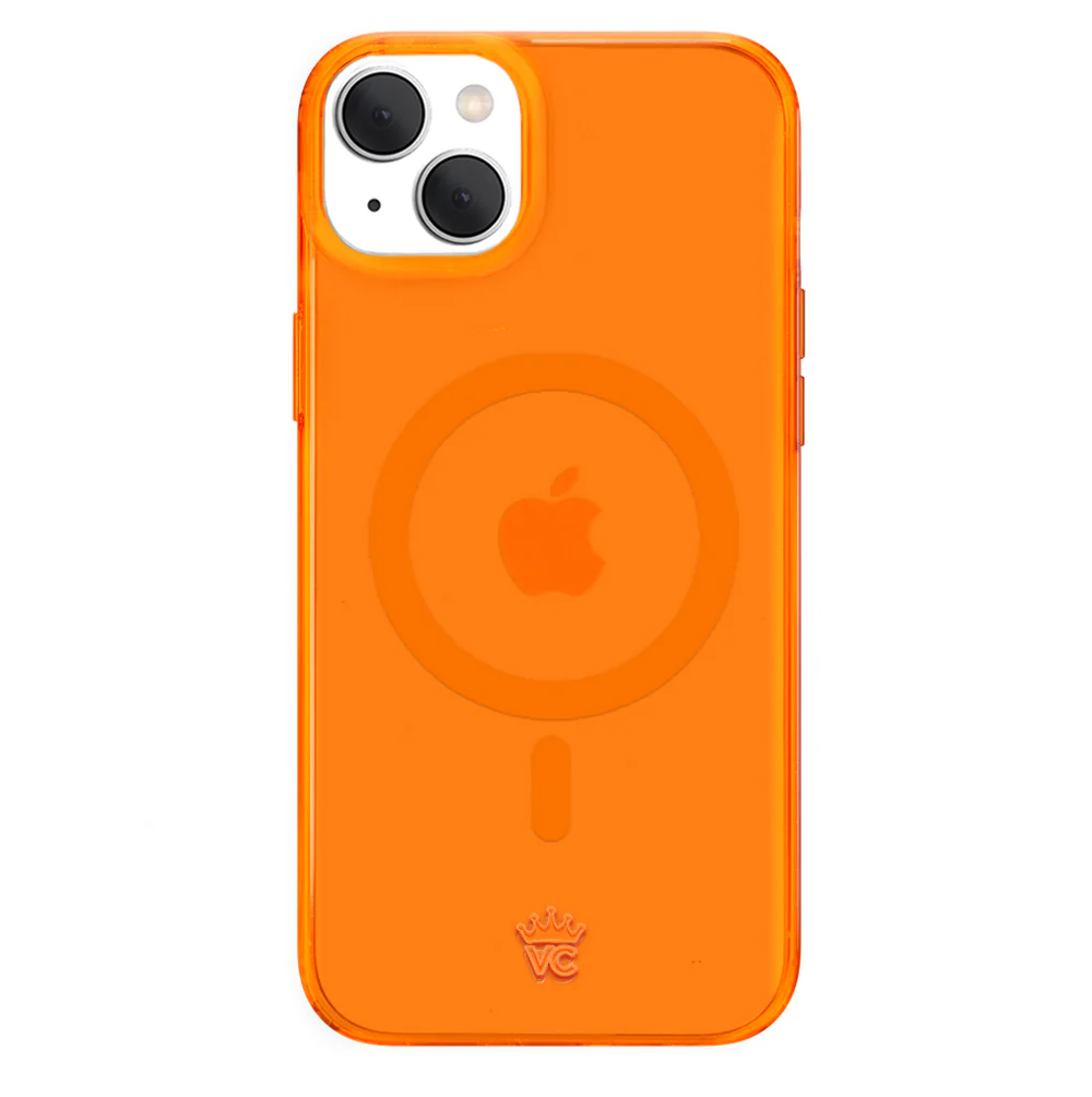 Neon Orange Clear iPhone Case - Image 82