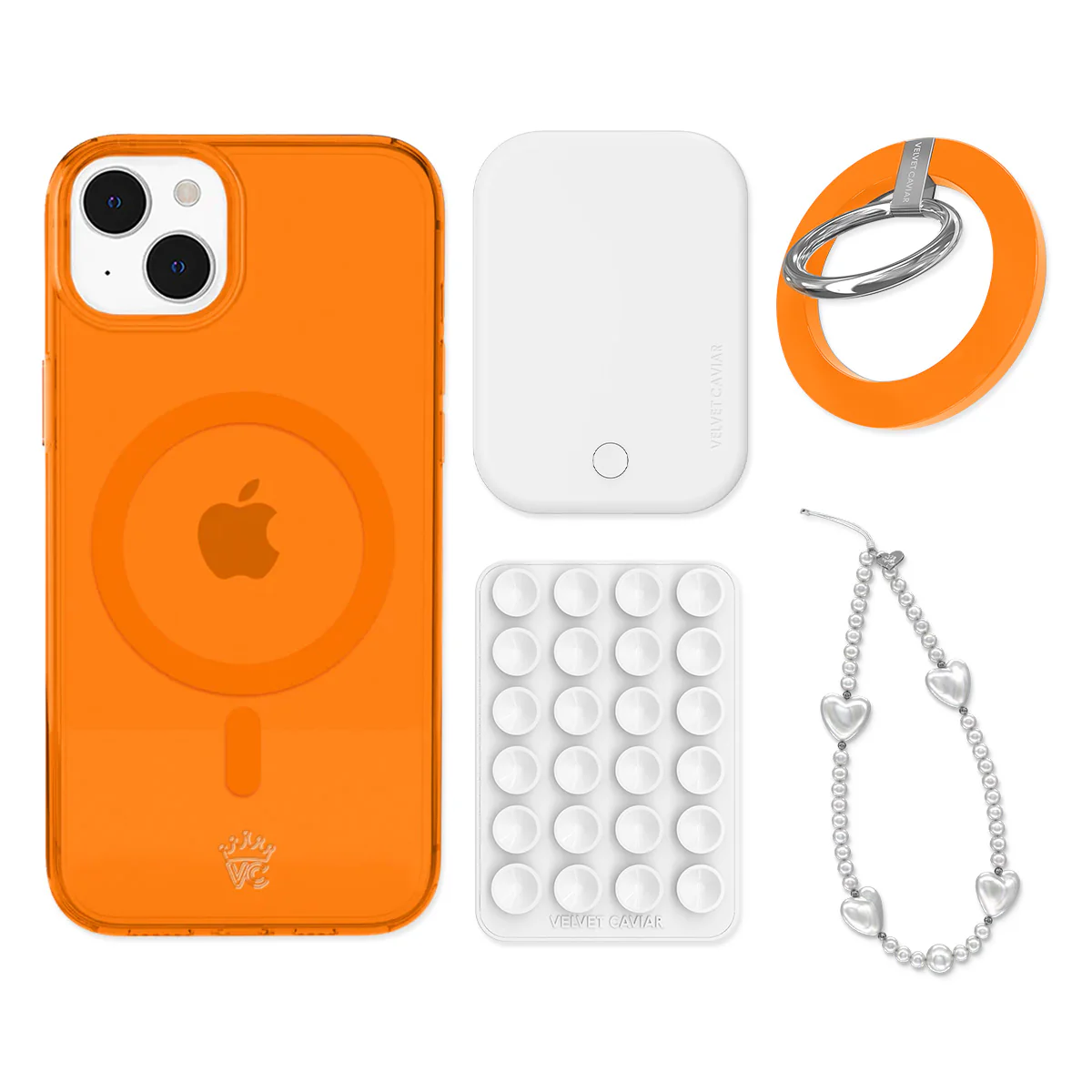 Neon Orange iPhone Bundle Set - Grip - Image 11